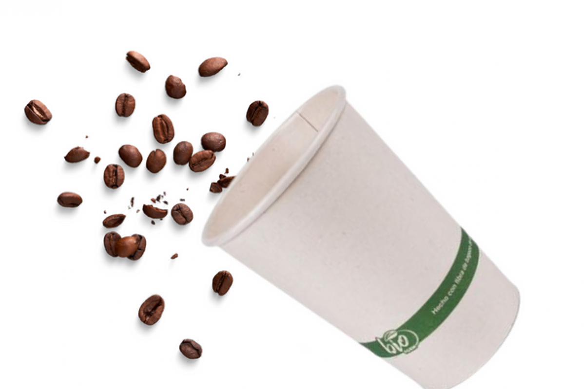 VASO DESCARTABLE COMPOSTABLE 12 y 8 OZ